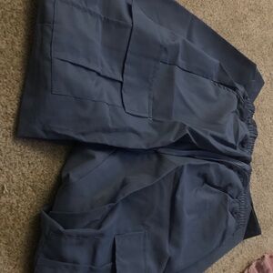 Men's Blue Cargo Shorts
